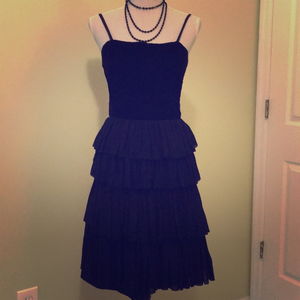Vintage black dress Size 2
